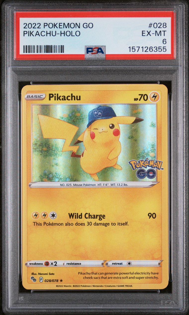 #028 PIKACHU-HOLO 2022 POKEMON GO