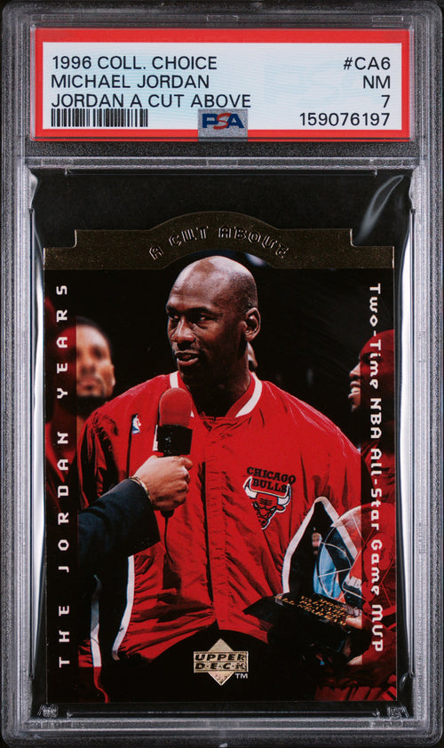 1996 Michael Jordan #CA6 PSA 7 front