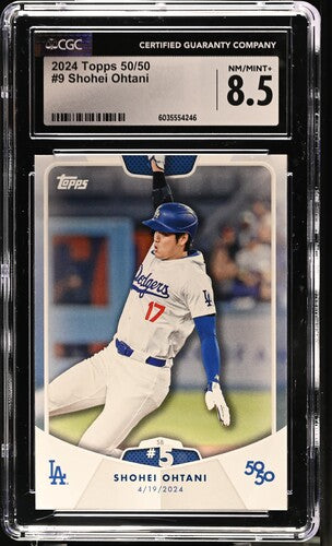 #9 SHOHEI OHTANI 2024 TOPPS 50/50 SHOHEI OHTANI front