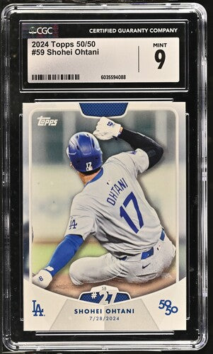 #59 SHOHEI OHTANI 2024 TOPPS 50/50 SHOHEI OHTANI front