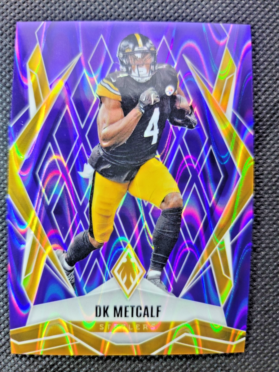 2025 Panini Phoenix DK Metcalf #4 Purple Seismic /49
