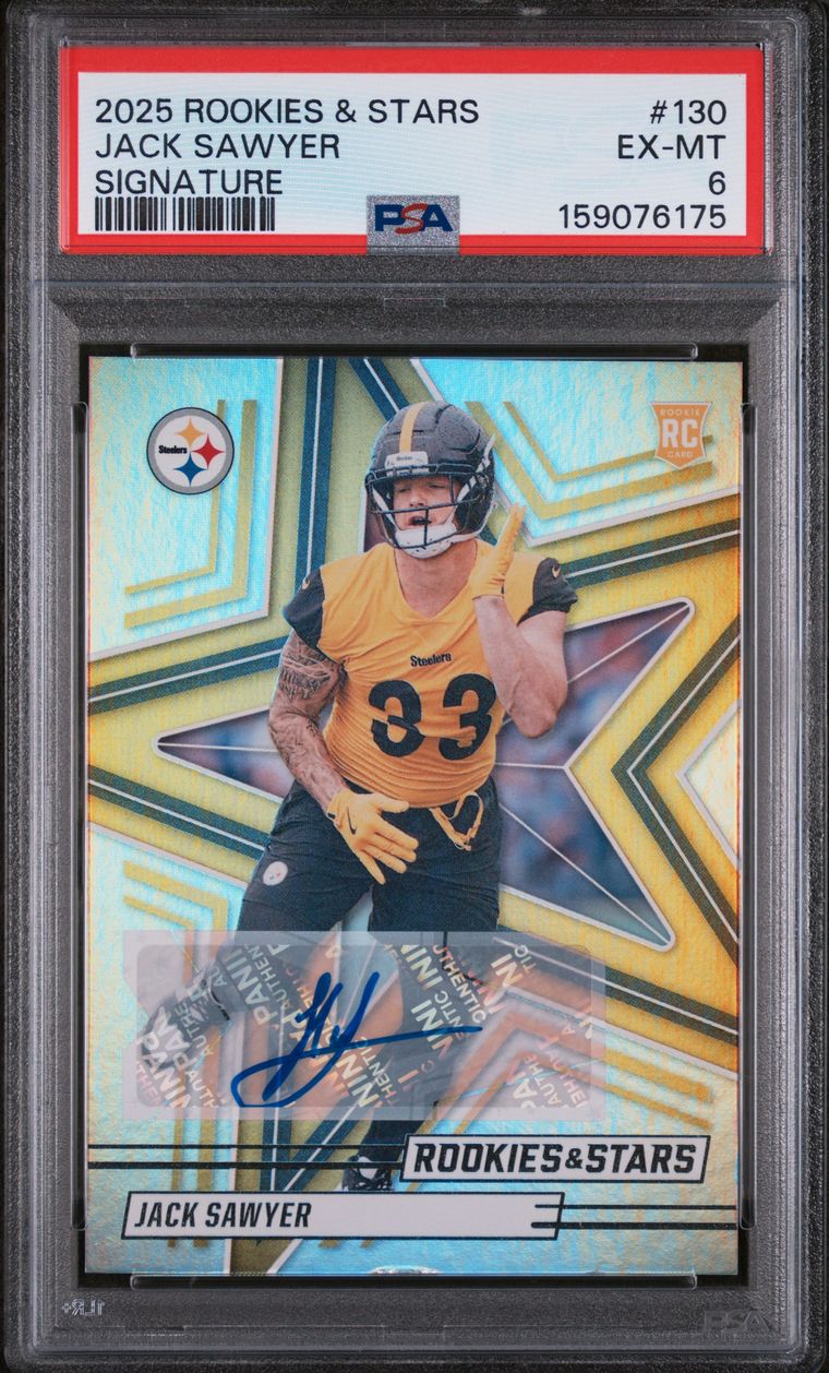 #130 JACK SAWYER 2025 PANINI ROOKIES & STARS | SIGNATURE
