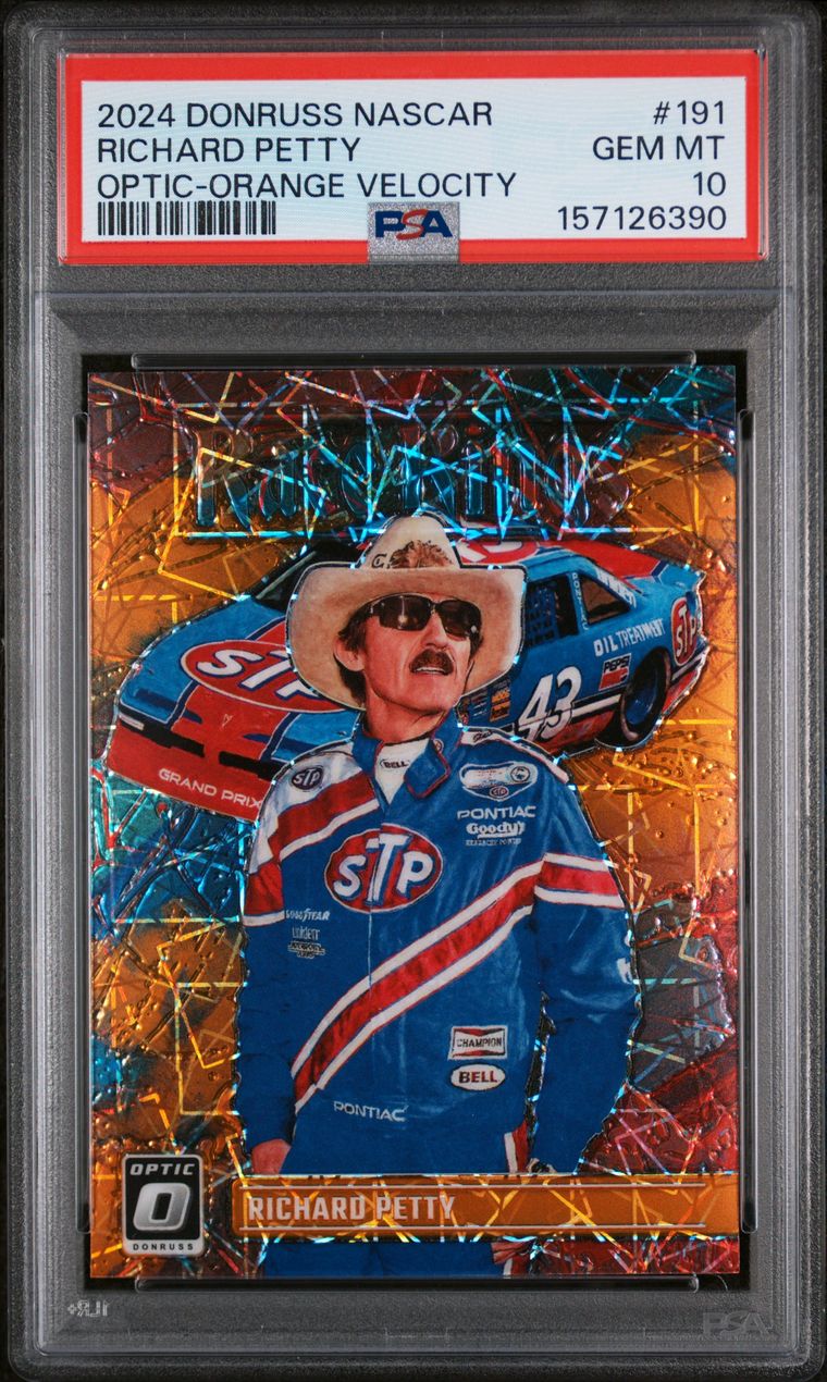 #191 RICHARD PETTY 2024 PANINI DONRUSS NASCAR | OPTIC-ORANGE VELOCITY