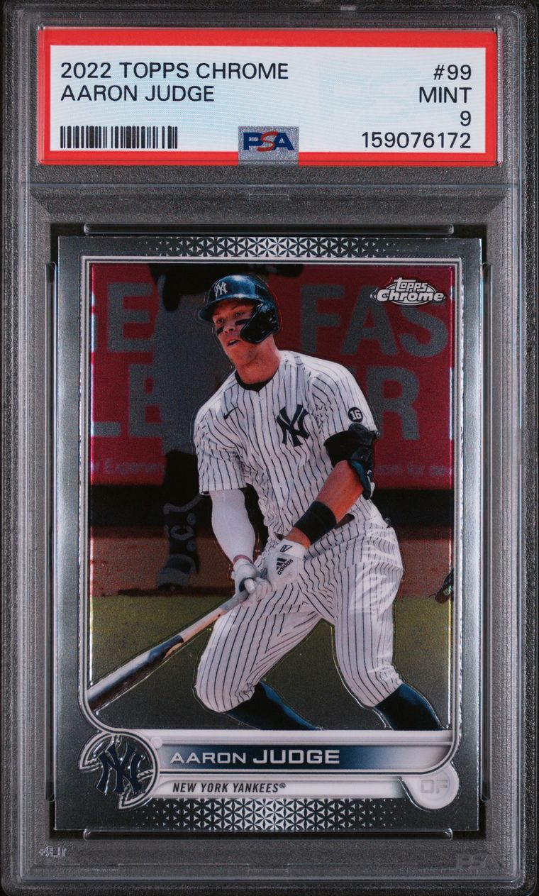 #99 AARON JUDGE 2022 TOPPS CHROME