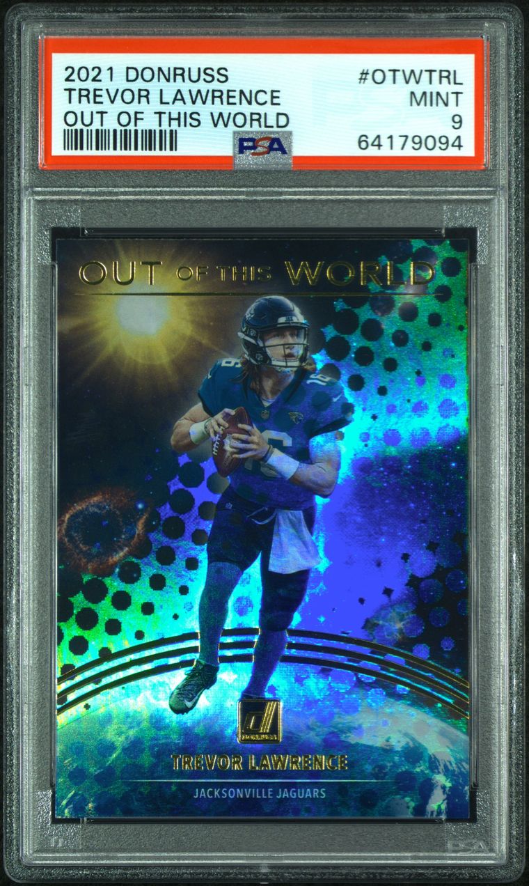 #OTWTRL TREVOR LAWRENCE 2021 PANINI DONRUSS OUT OF THIS WORLD