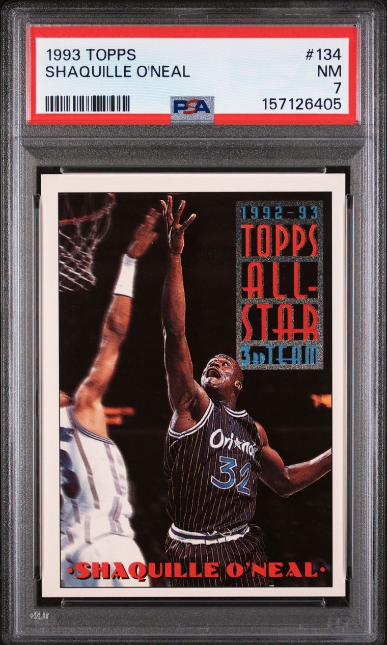#134 SHAQUILLE O'NEAL 1993 TOPPS