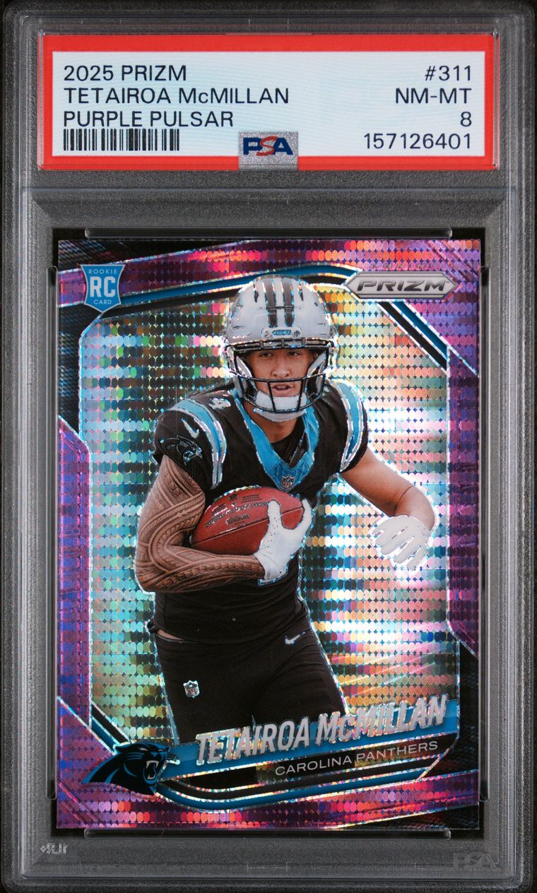 #311 TETAIROA MCMILLAN 2025 PANINI PRIZM | PURPLE PULSAR