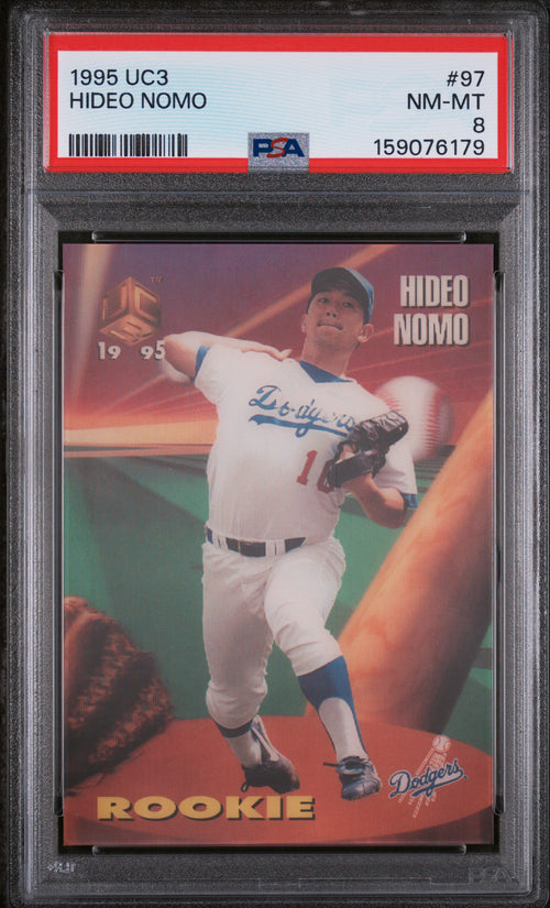 1995 Hideo Nomo #97 PSA 8 front