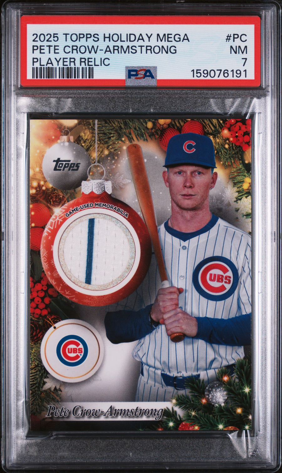 2025 Pete Crow-Armstrong #PC PSA 7 front