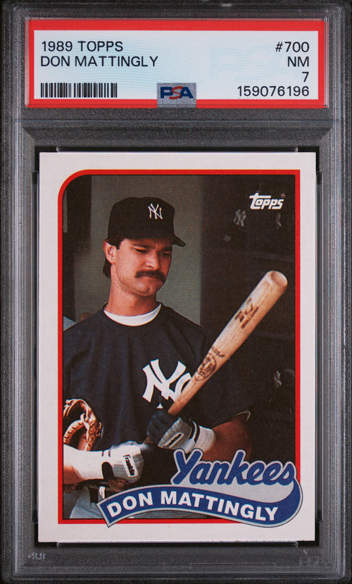 1989 Don Mattingly #700 PSA 7 front