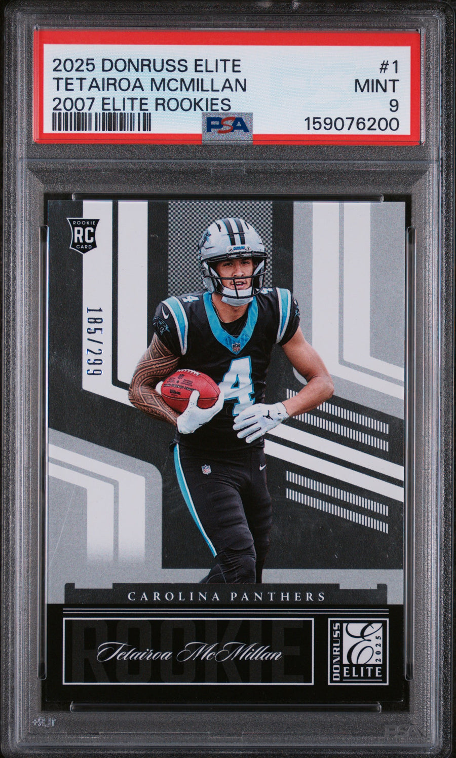 2025 Tetairoa McMillan #1 PSA 9 front
