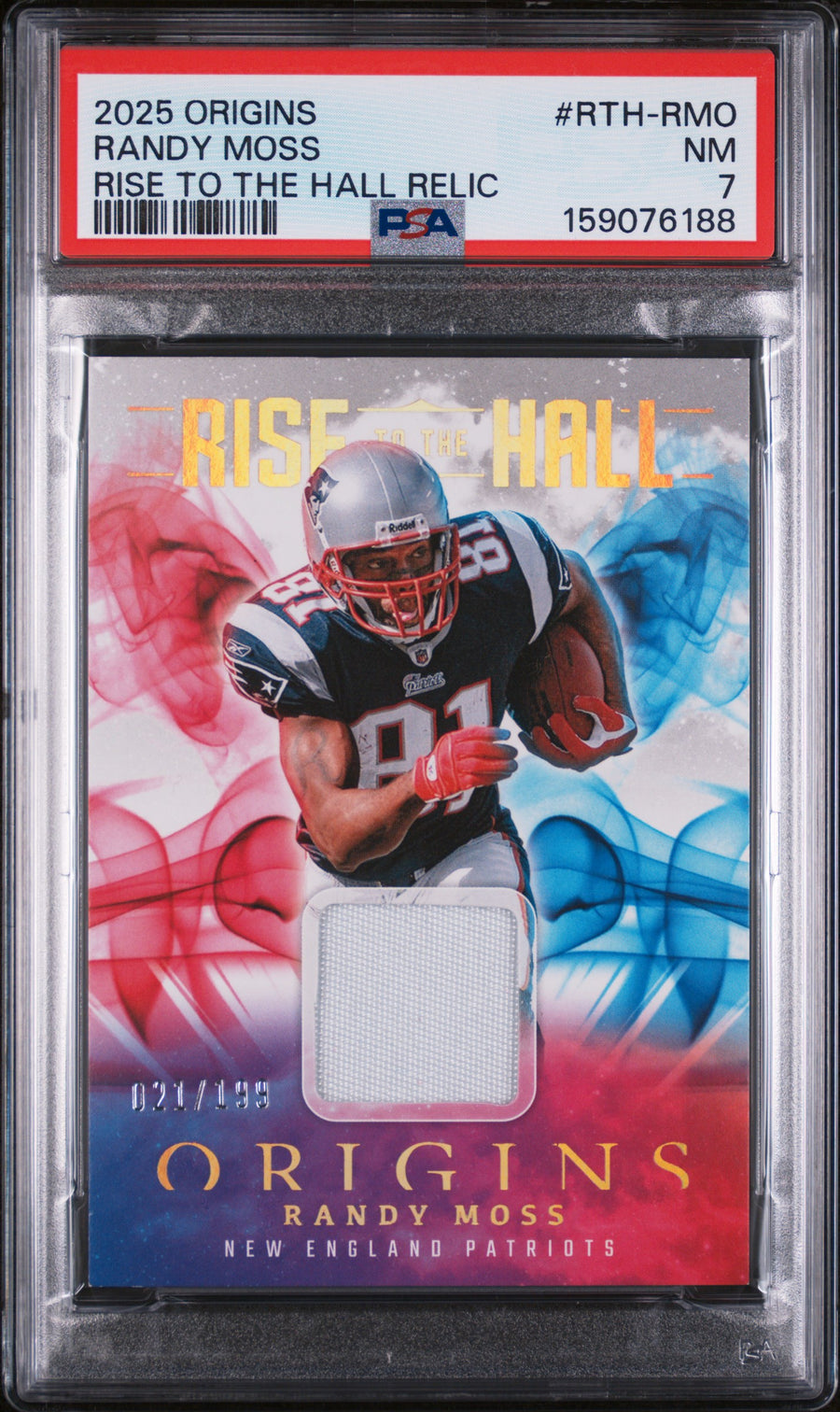 2025 Randy Moss #RTH-RMO PSA 7 front