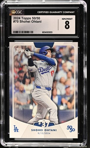 #70 Shohei Ohtani 2024 Topps 50/50 front
