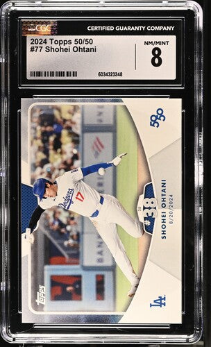 #77 Shohei Ohtani 2024 Topps 50/50 front