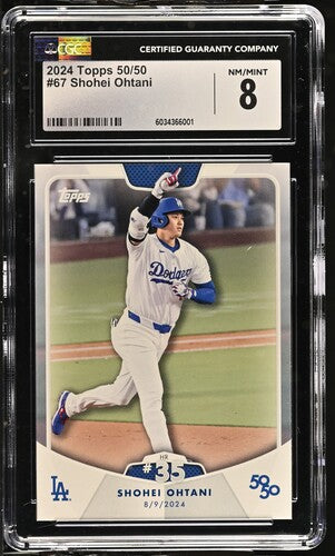 #67 SHOHEI OHTANI 2024 TOPPS 50/50 SHOHEI OHTANI front