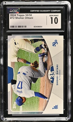 #72 SHOHEI OHTANI 2024 TOPPS 50/50 SHOHEI OHTANI front