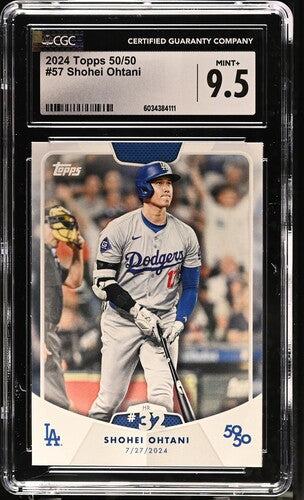 #57 SHOHEI OHTANI 2024 TOPPS 50/50 SHOHEI OHTANI front