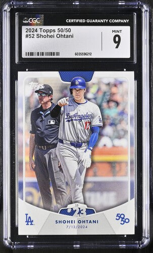#52 SHOHEI OHTANI 2024 TOPPS 50/50 SHOHEI OHTANI front