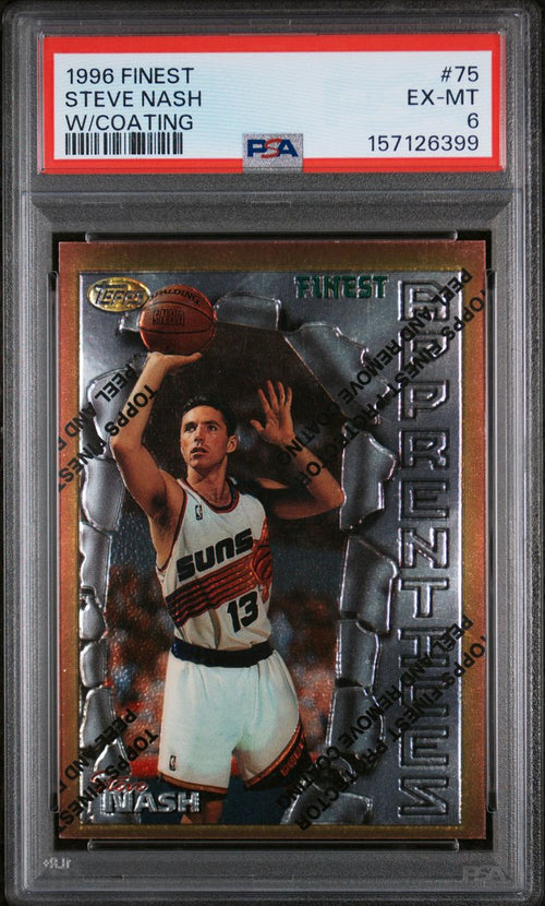 #75 STEVE NASH 1996 FINEST | W/COATING