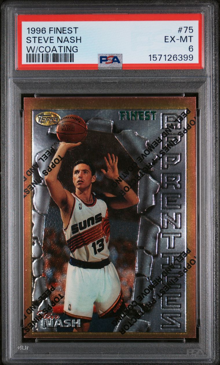 #75 STEVE NASH 1996 FINEST | W/COATING